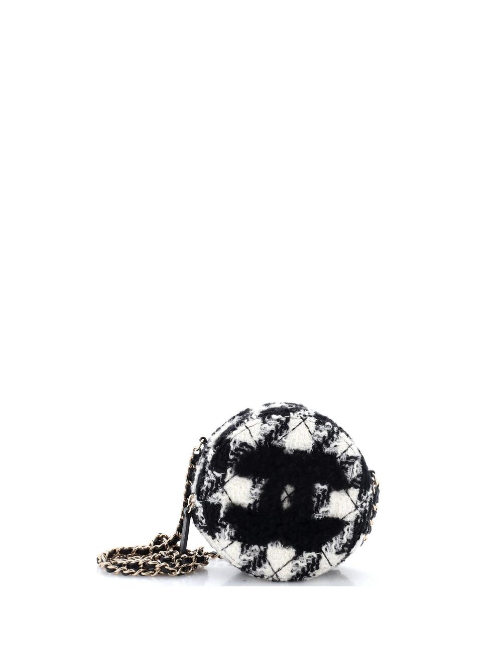 Chanel Round Clutch With Chain And Coin #275478C21B